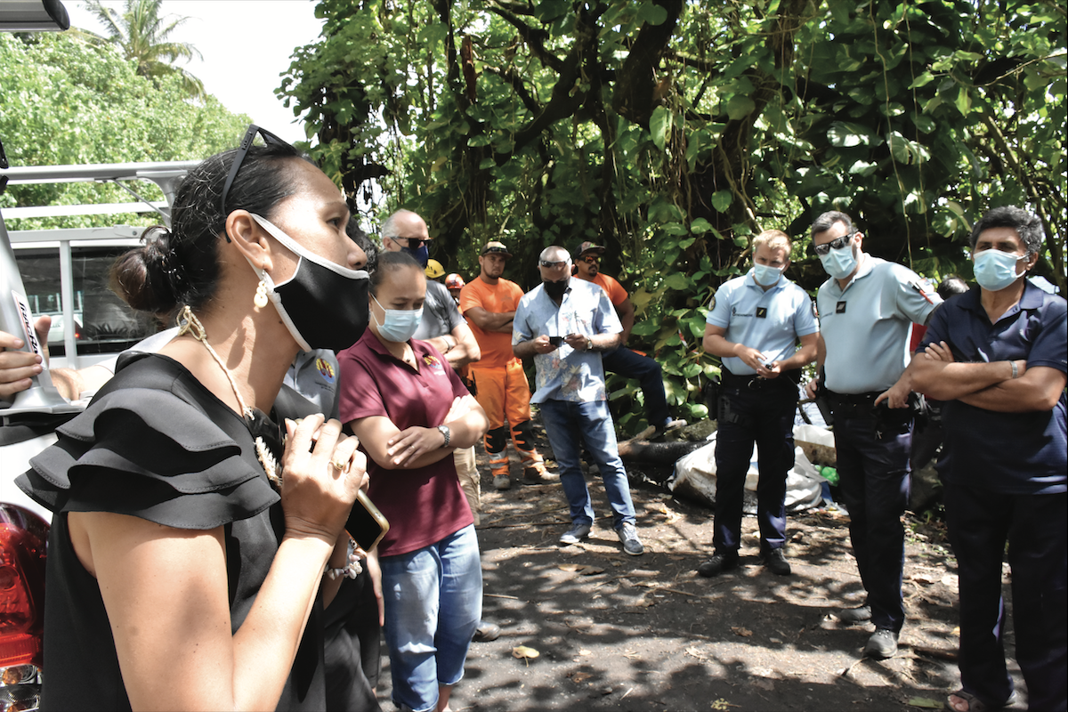 Vendredi au pied de Tahuareva, Laiza Pautehea a demandé un délai de deux semaines pour analyser davantage les éléments découverts.