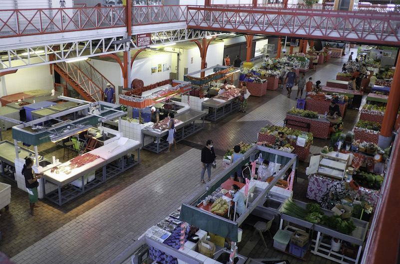 Le marché de Papeete ouvert tous les jours sauf le samedi