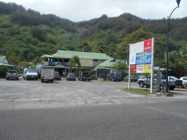Le centre du "Petit Village" de Tiahura, à Moorea, où s'est déroulée la seconde rixe.