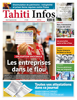 Cliquez sur la Une pour lire le journal