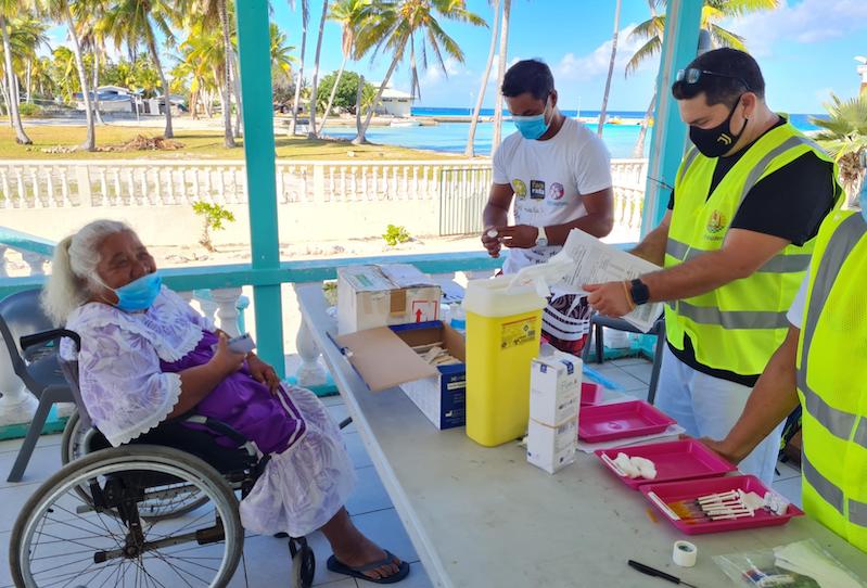 Raroia fait partie des sept atolls qui ont accueilli les équipes de la Direction de la santé pendant leur mission de vaccination du 9 au 12 octobre.