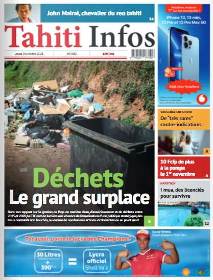 Cliquez sur la Une pour lire le journal