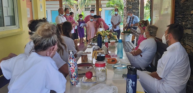 Les adventistes de Bora Bora remercient ceux qui luttent contre le Covid-19
