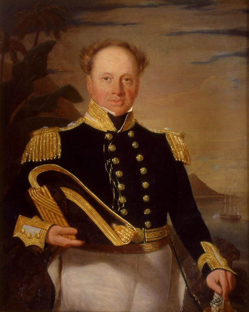 L’amiral Darton Thomas était le patron de la division Pacifique de la marine royale britannique ; c’est lui qui dut se rendre à Hawaii, pour rendre son trône à Kamehameha afin de mettre un terme à cette initiative malheureuse.