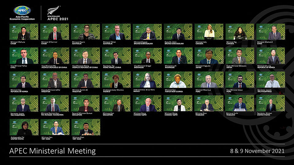 Handout / APEC NEW ZEALAND 2021 / AFP