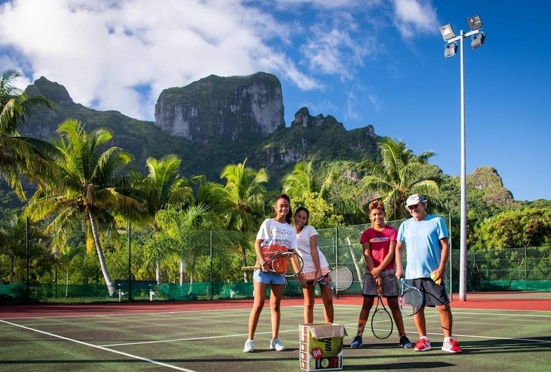 La période du tournoi est également l'occasion pour l'école de tennis de lancer les festivités de fin d'année.