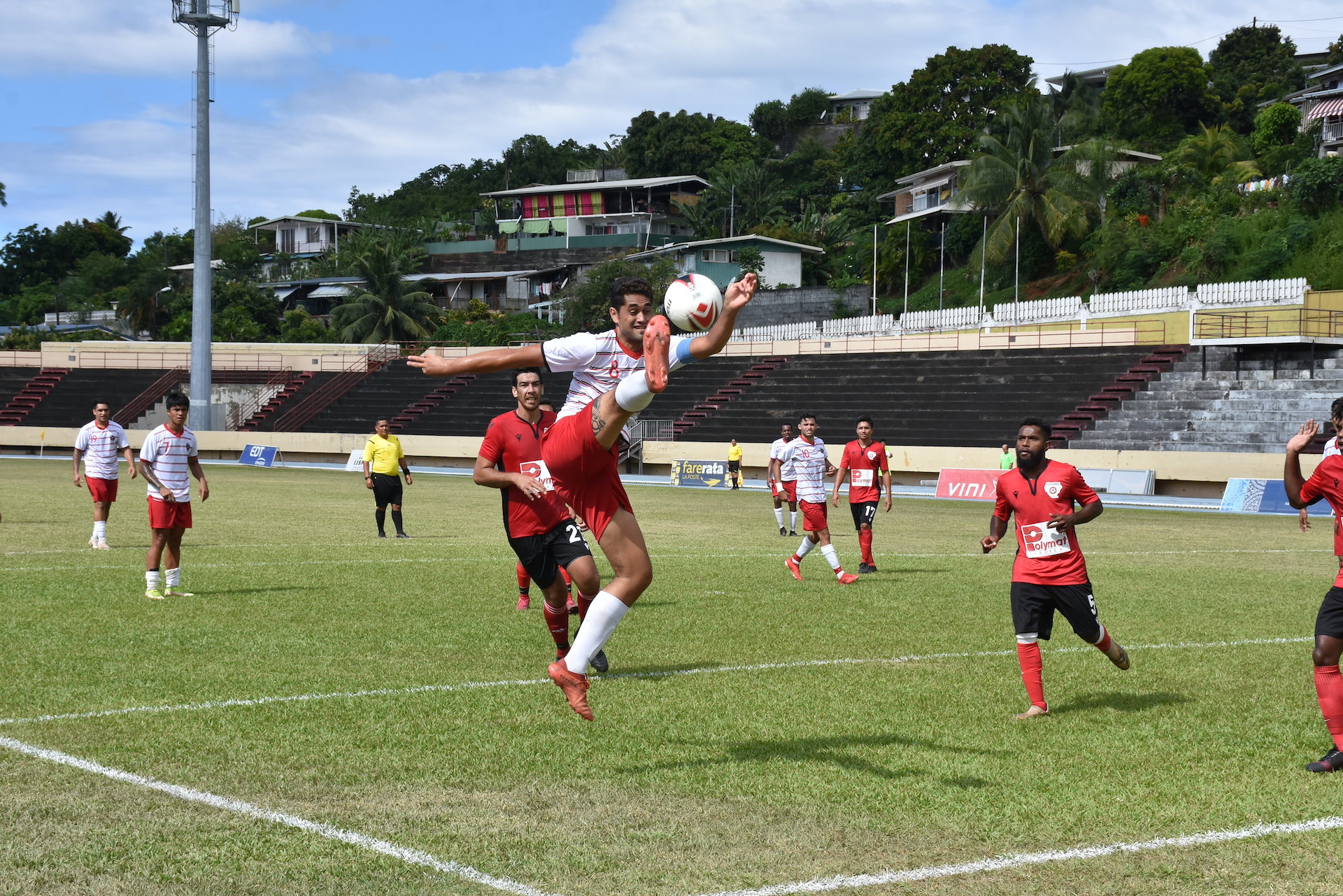 Le capitaine de Central, Fred Tissot, a montré la voie à ses coéquipiers face au promu de Moorea, Temanava.