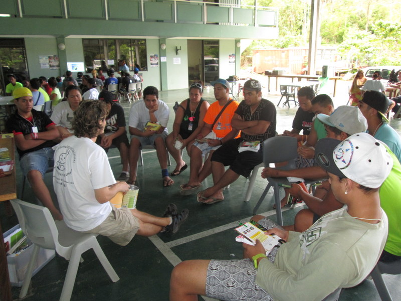 Les 8 groupes retenus pour la finale du 8ème 'Upa Nui ont participé à des ateliers de prévention.