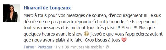 Election de Miss univers ce matin : "Go, Nani, Go Go Go"!