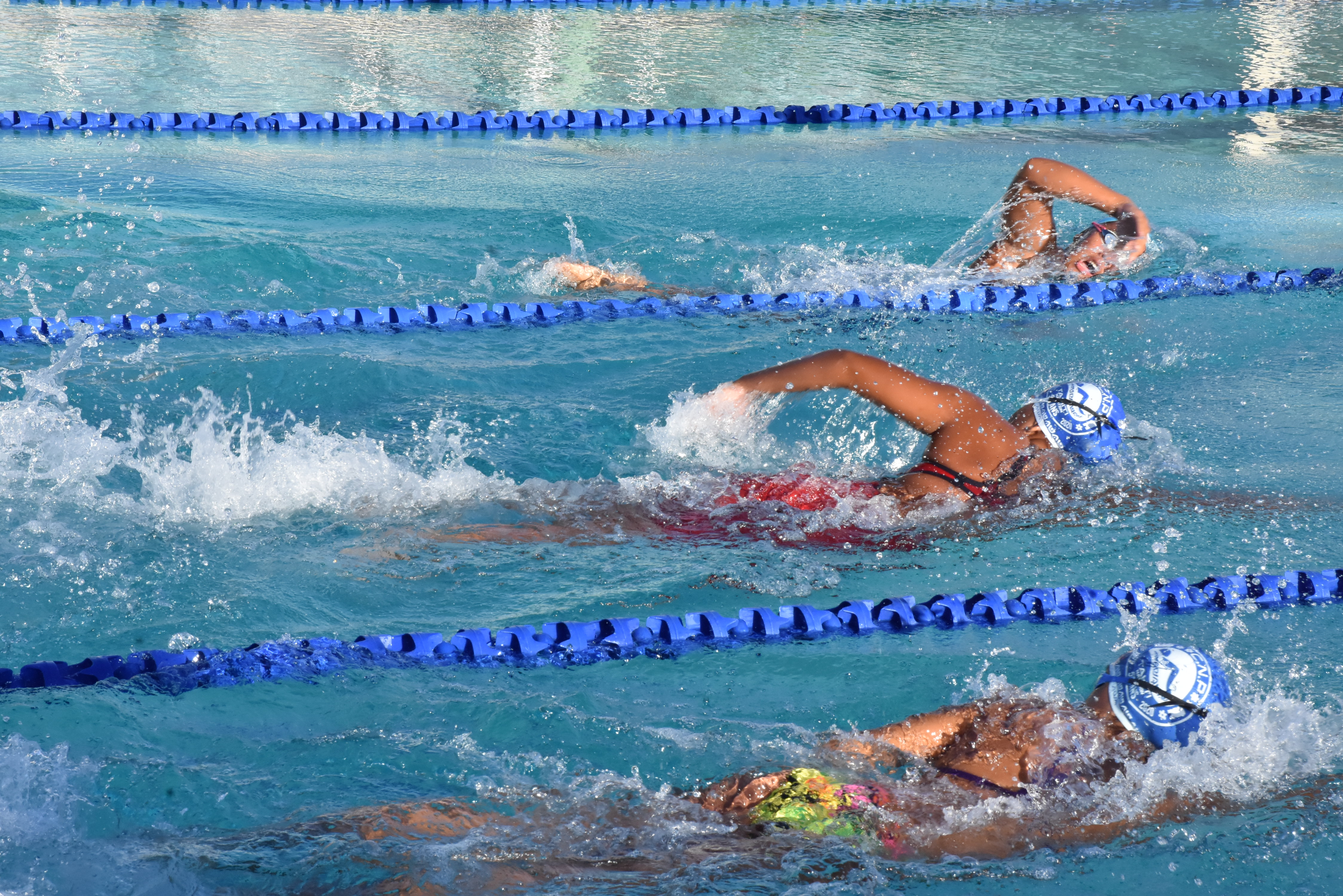 Après des compétitions en petit bain à la piscine de Pater, les nageurs ont retrouvé, ce week-end, pour la première fois de la saison, le grand bassin de Tipaerui.