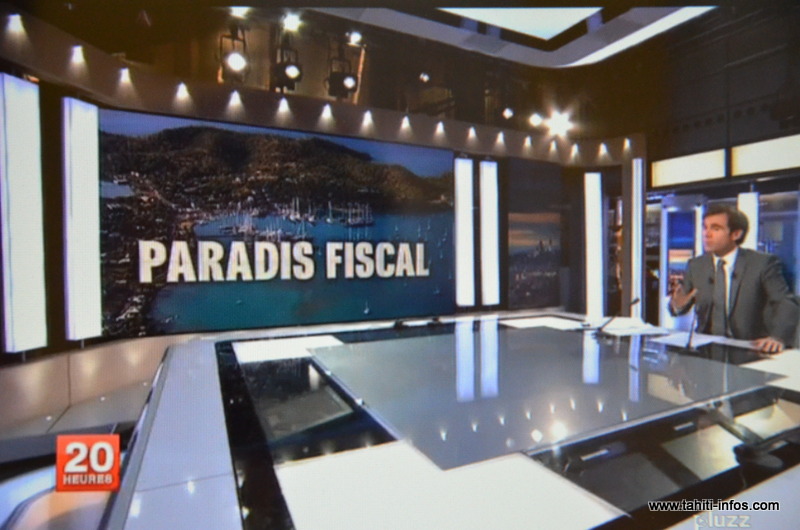 Le JT de France 2 taxe Tahiti de paradis fiscal