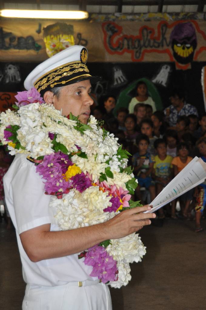Visite officielle de M. Lionel BEFFRE, Haut-Commissaire de la République aux Gambier
