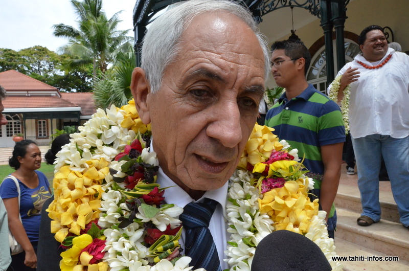 Albert Solia, ministre de l'Equipement après avoir été DirCab de Marty