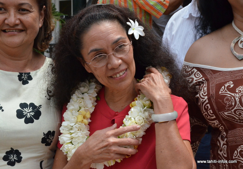 Manolita Ly, ministre de la Solidarité, de l'Emploi et de la Famille