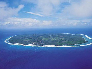 L'île de Rimatara,  la plus occidentale de l'archipel des Autrales en Polynésie française (Photo Tahiti Heritage).