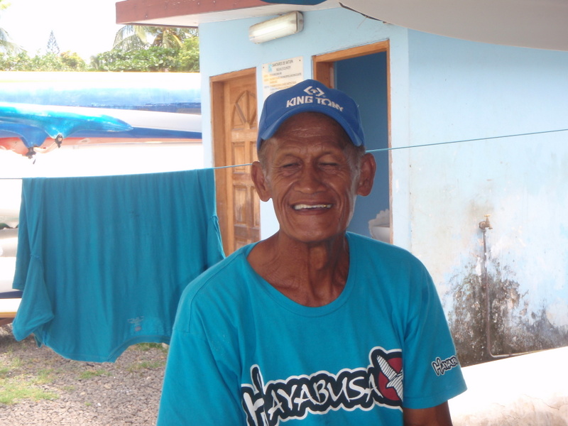 Pāpā Richmond, toujours le sourire aux lèvres.