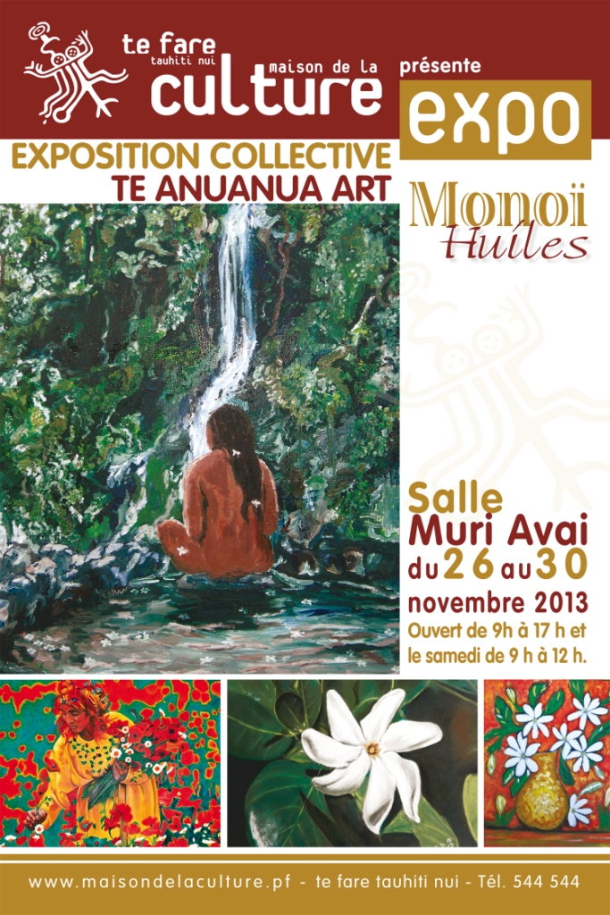 Exposition Te anuanua art à la Maison de la Culture