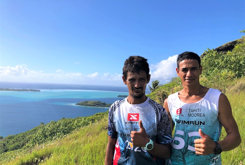 Heiria et Djanny, les deux coureurs de Bora Bora seront samedi sur la ligne de départ du Xterra trail running world championship à Hawaii.
