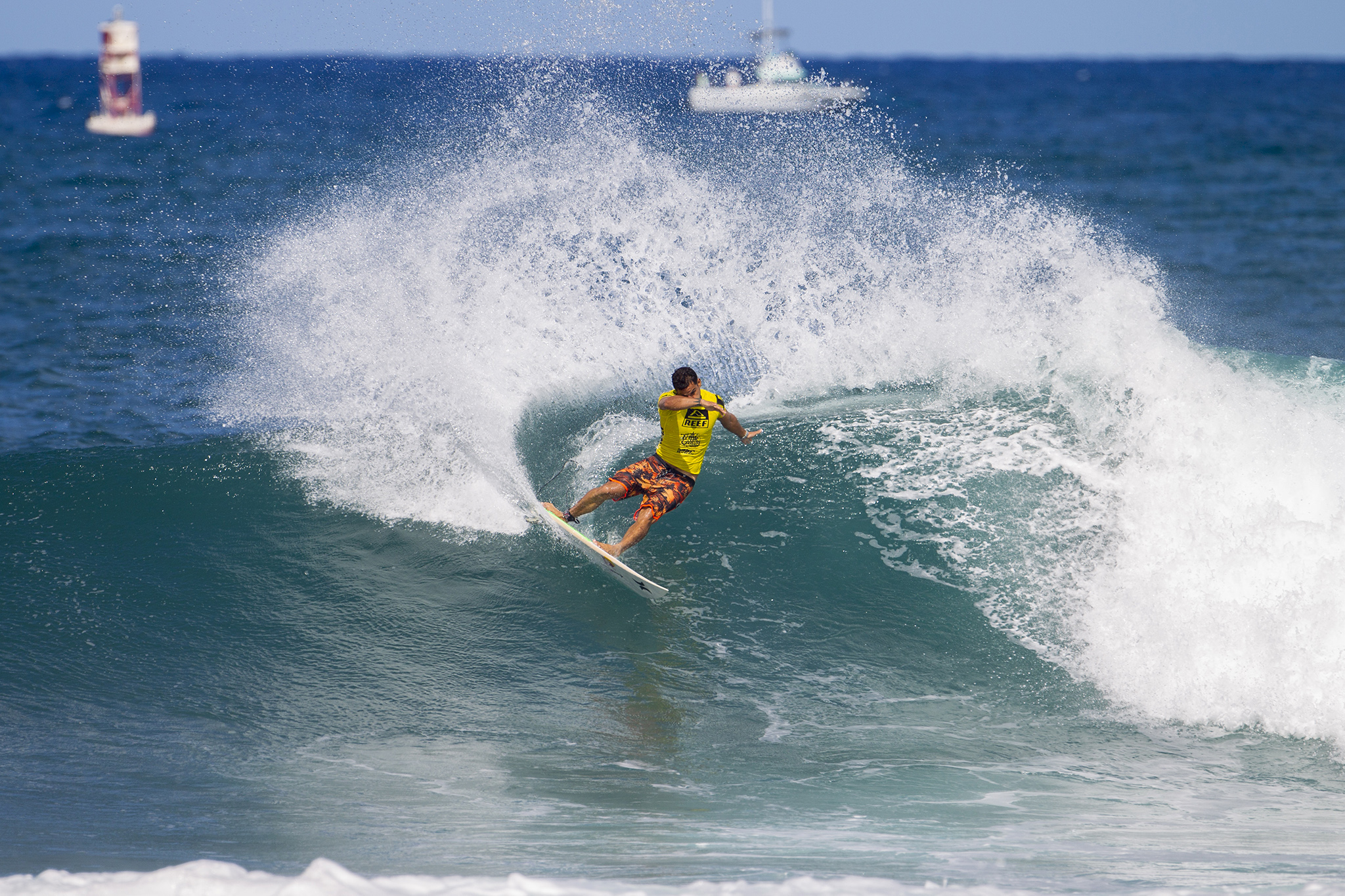 Surf-Reef Hawaiian Pro Hawaii. Michel Bourez  remporte l’épreuve pour la deuxième fois.