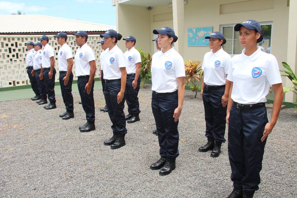 Présentation de la 4ème promotion locale des Cadets de la République