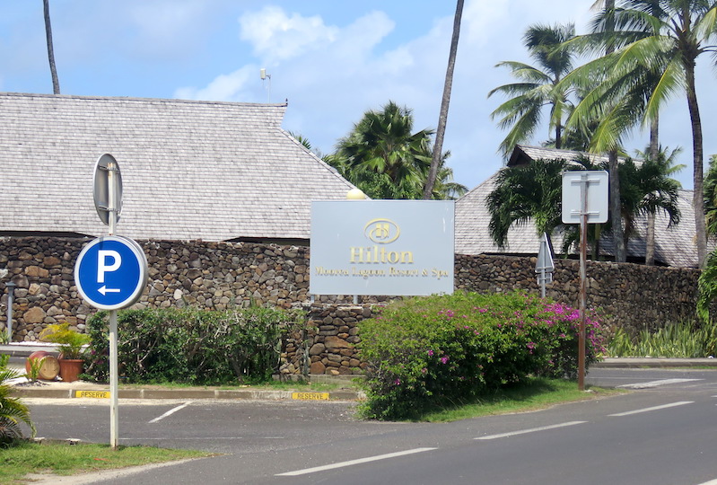 Un incendie dans l'entrepôt du Hilton Moorea