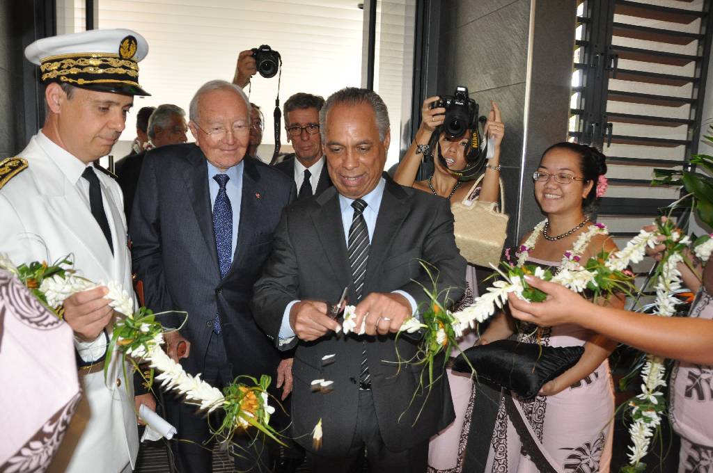 Inauguration du nouveau bâtiment du Haut-Commissariat de la République en Polynésie française