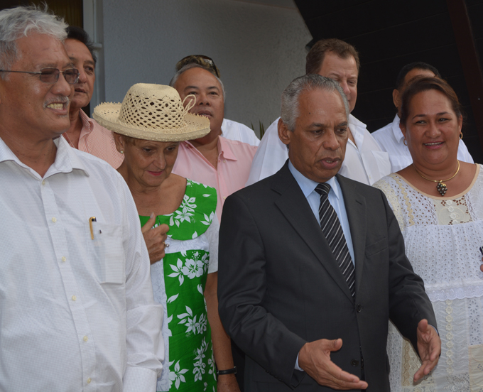 Victorin Lurel, le ministre des outre-mer a rencontré les maires de Polynésie ce vendredi après-midi.