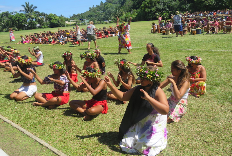 ​La culture polynésienne à l'honneur au collège de Afareaitu