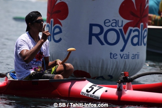 Va’a V1 – Après avoir remporté la course du mémorial Serge Hoatua, Manutea Owen s’offre celle de la To’a no Matavai