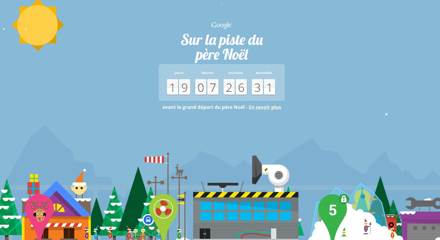 Calendriers de l'avent: Google et Microsoft sur les traces du Père Noël