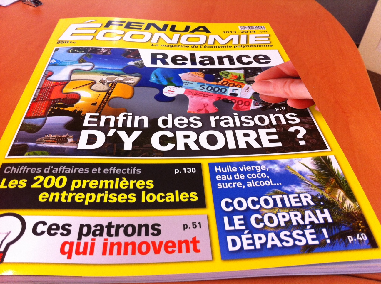 Fenua Économie n°11 est en vente:  L’économie décryptée autrement