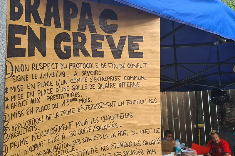 A la Brapac, les grévistes prêts à "aller jusqu'au bout"