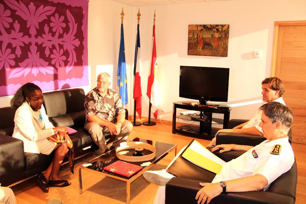 Lionel Beffre reçoit l'ambassadrice des Etats-Unis à Fidji (communiqué)