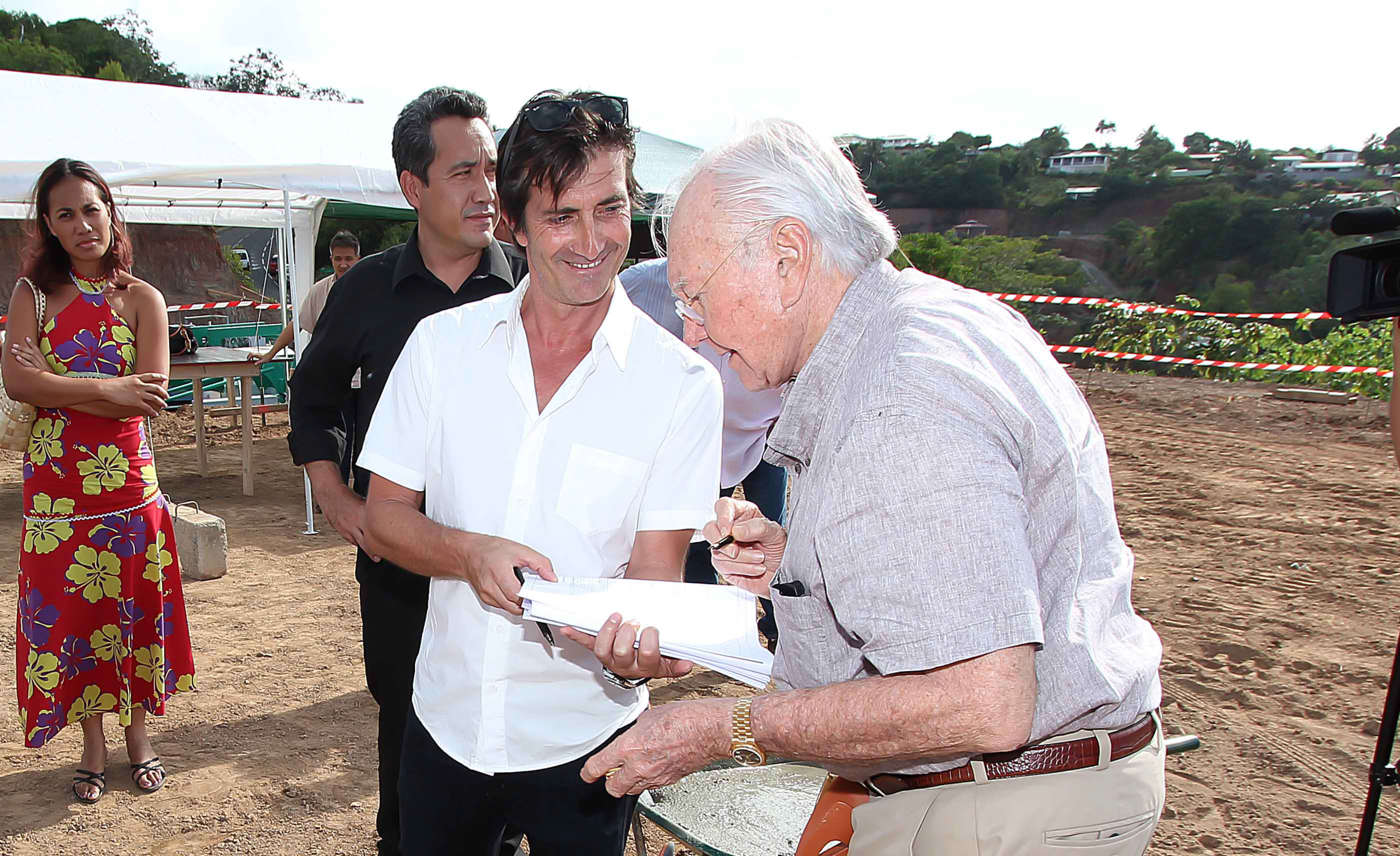 Pose de la première pierre du projet immobilier Tamatea (communiqué)