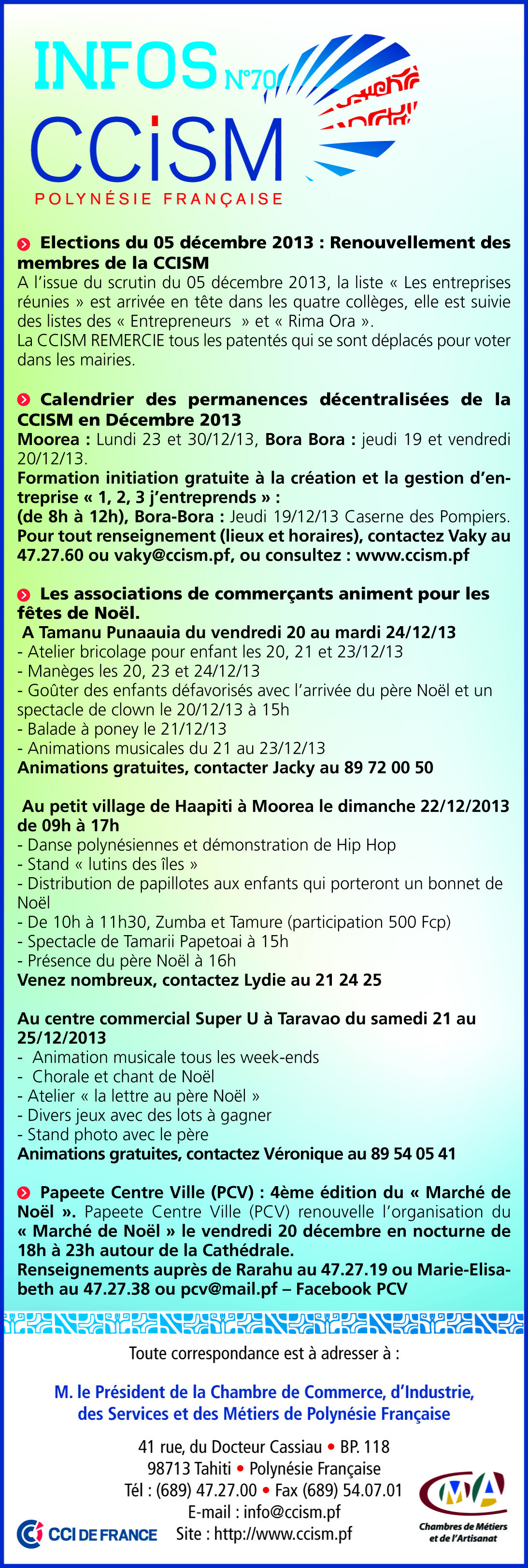 Infos CCISM N°70
