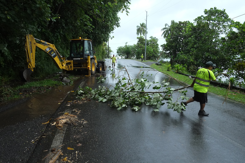 Malgré les dégâts, Tahiti moins touchée que prévu par les pluies