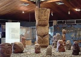 Musée de Tahiti et des îles : mise en valeur du patio et du site Hiti