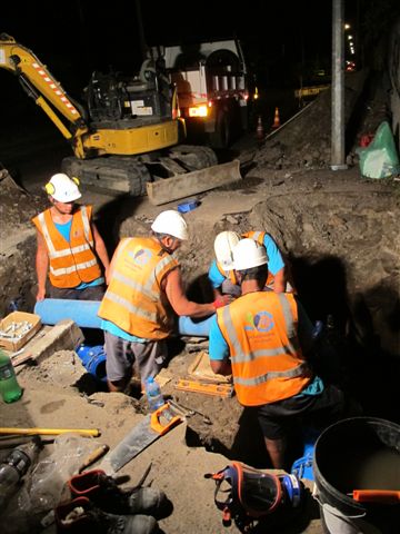 Pirae: travaux sur le réseau hydraulique, coupures à prévoir
