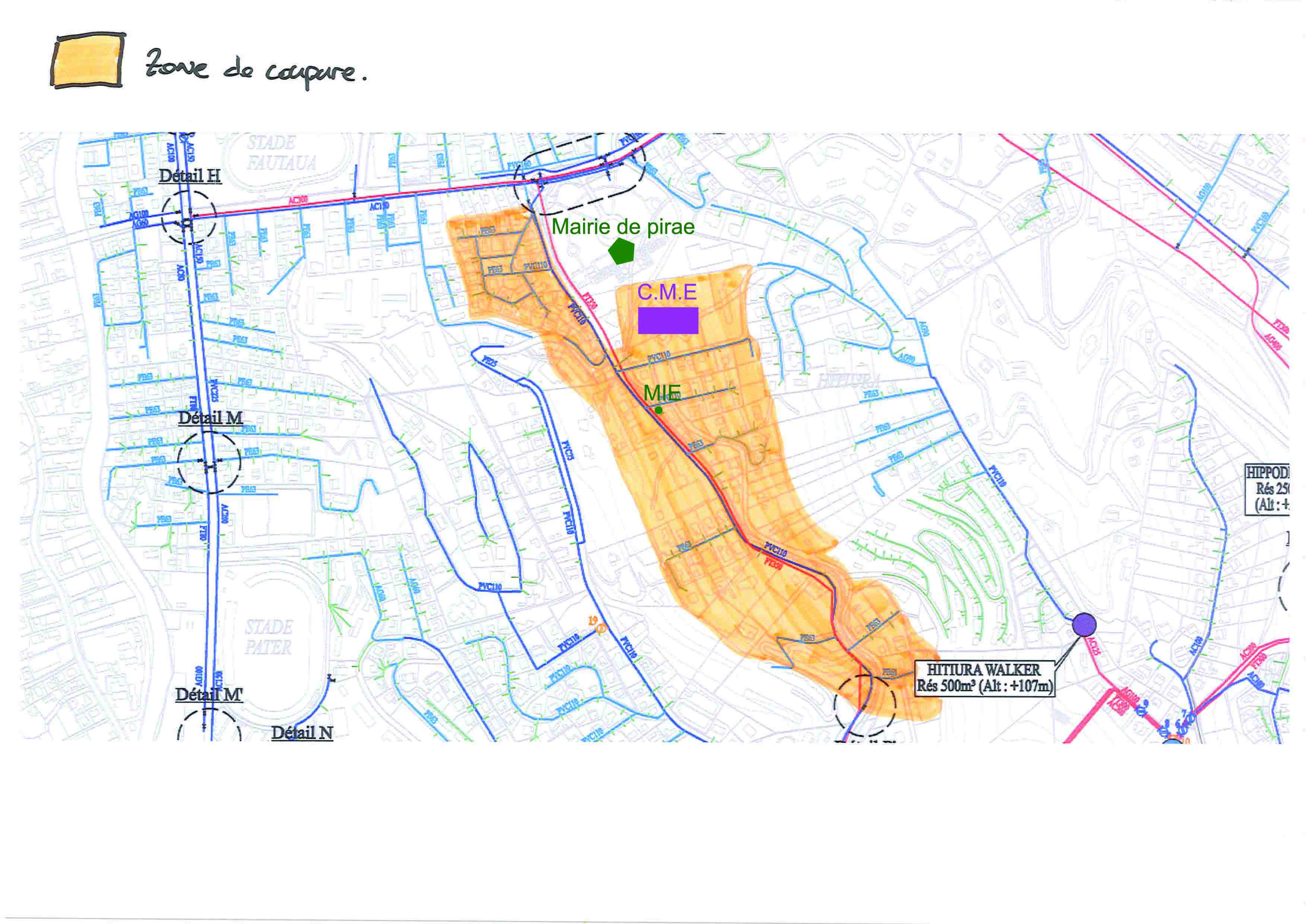 Pirae: travaux sur le réseau hydraulique, coupures à prévoir
