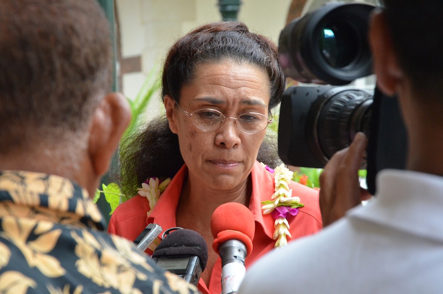 "Ce que l’on souhaite c’est qu’au bout les personnes aient la possibilité d’être recrutées dans un emploi pérenne", a déclaré mardi Manolita Ly à l'annonce de la mise en oeuvre du CAE, dont devraient bénéficier 2500 sans emploi en 2014.