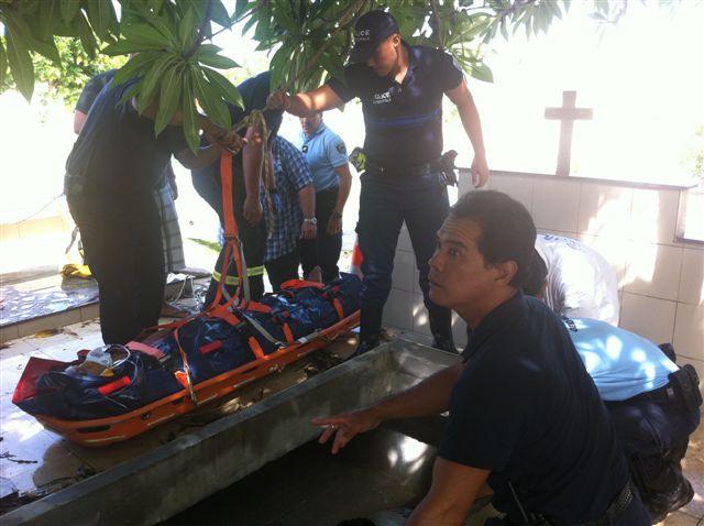 Insolite : un adolescent fait une chute de 4 mètres dans un caveau