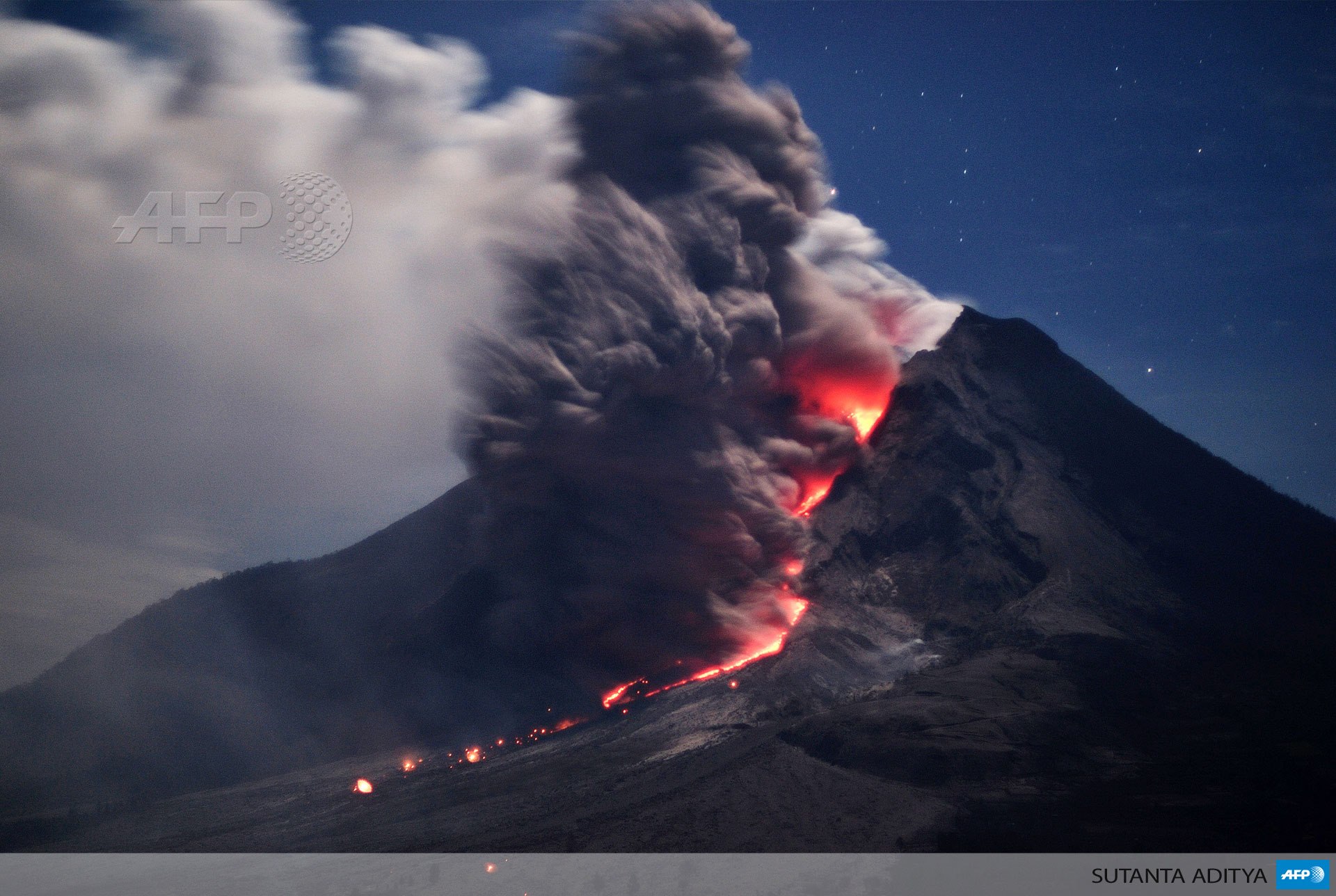 Indonésie: intensification des éruptions au volcan Sinabung