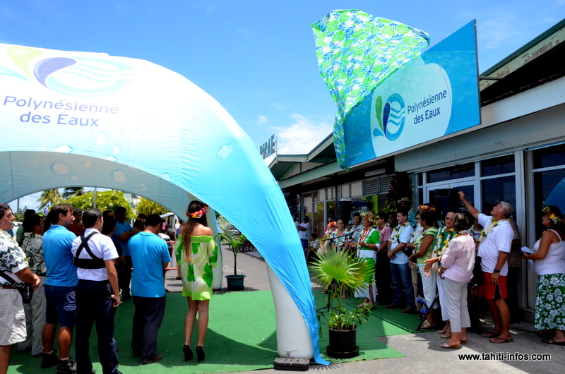 La Polynésienne des eaux ouvre son agence de Pirae