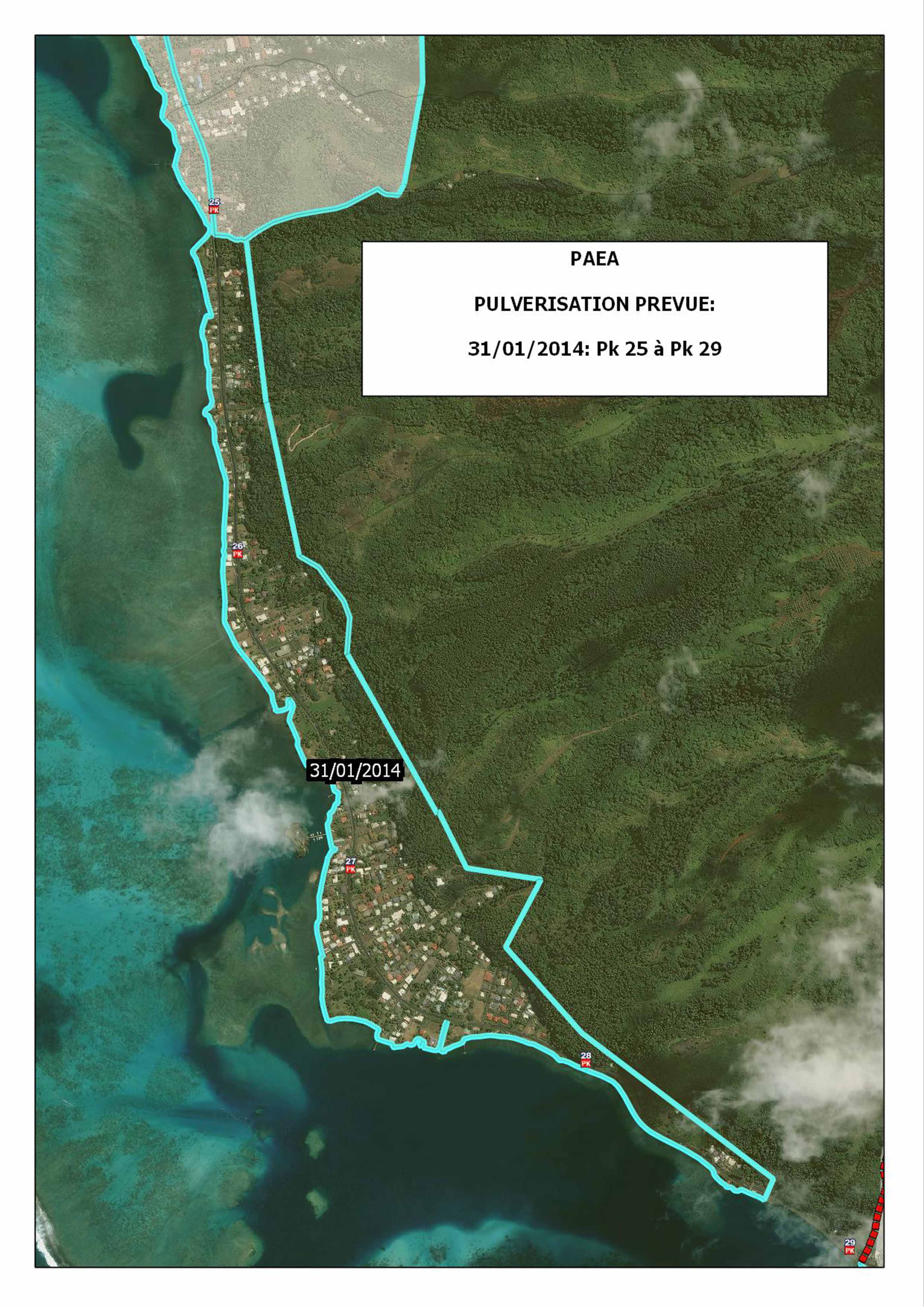 Lutte contre dengue et zika : calendrier de pulvérisations