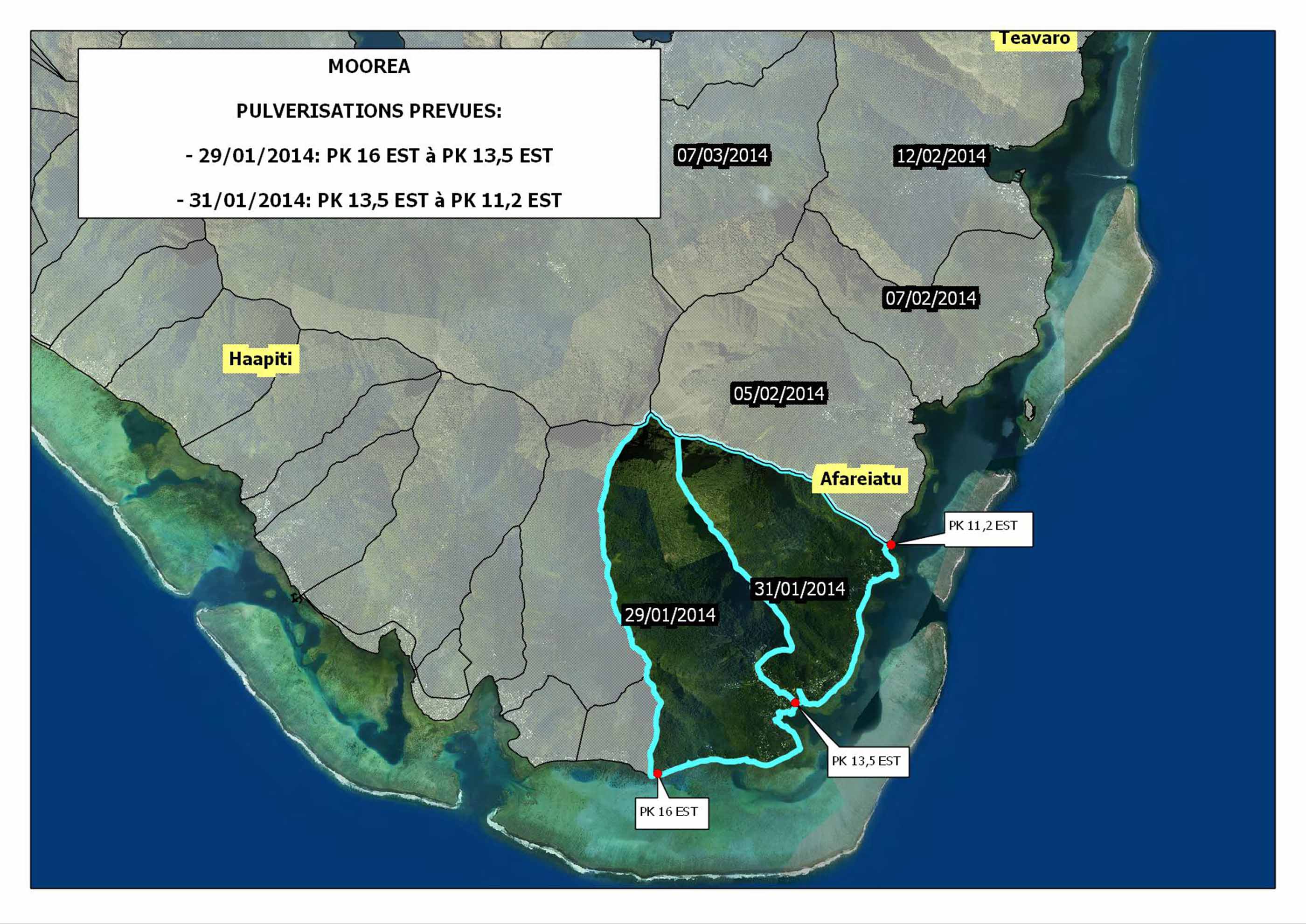 Lutte contre dengue et zika : calendrier de pulvérisations