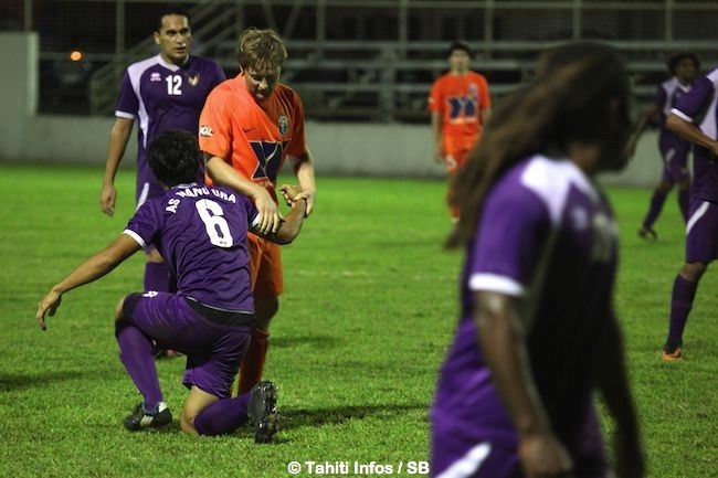 Football : Dragon, le champion 2012, sort de la spirale de la défaite en battant Manu Ura 1 à 0