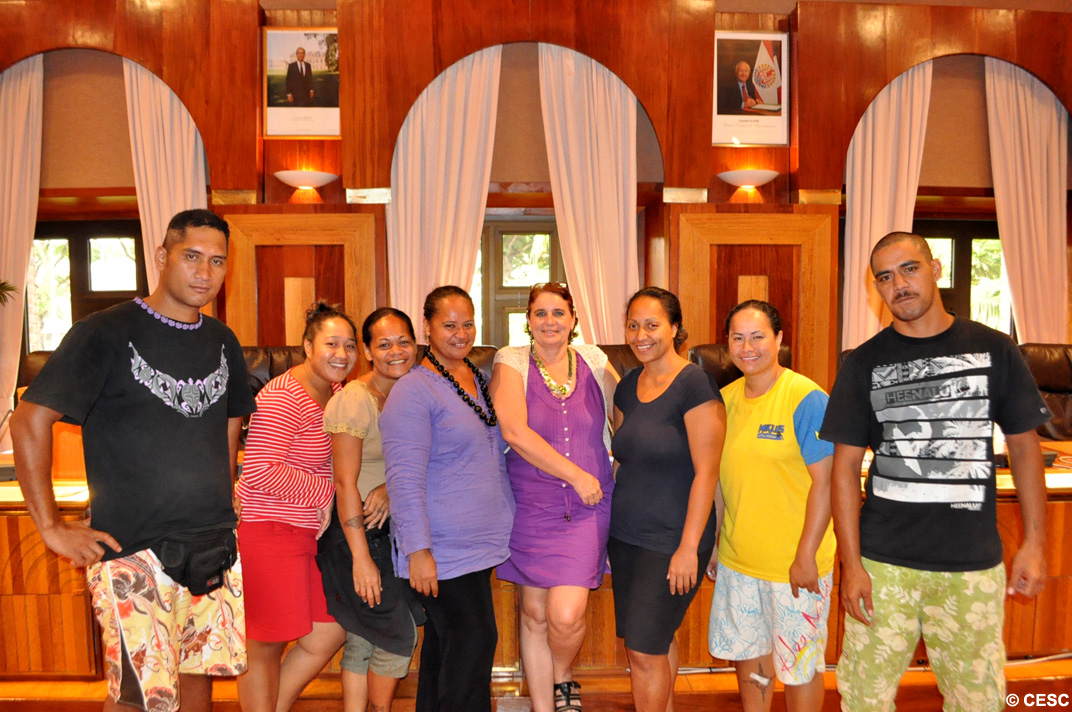 Les stagiaires de Doceo Formation en visite au CESC