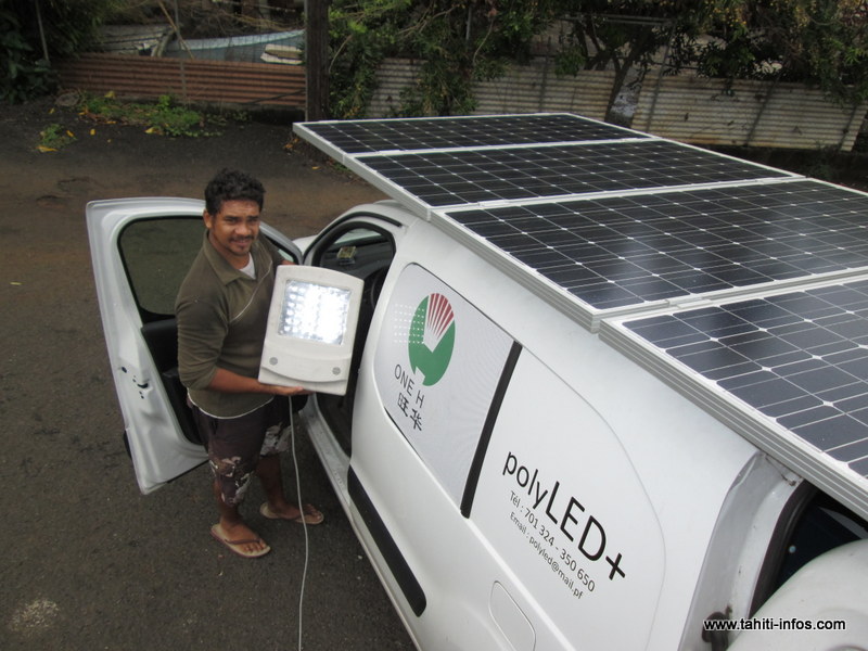 La  « voiture-énergie » sert à fournir de l’électricité là où il n’existe pas de réseau électrique domestique, comme dans les îles ou les montagnes.