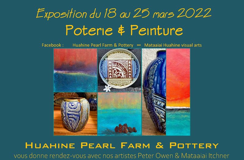À Huahine, une expo en duo aux couleurs du lagon