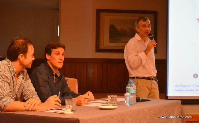 Présentation du bilan 2013 de la Sogefom ce jeudi matin avec Frédéric Audras et Yann Jacquemin. La Sogefom est une filiale de l'AFD, installée désormais en face de l'Institut Malardé à Papeete.